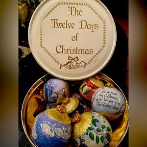 Twelve Days of Christmas ornaments